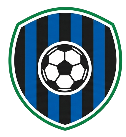Scudo calcio blu nero